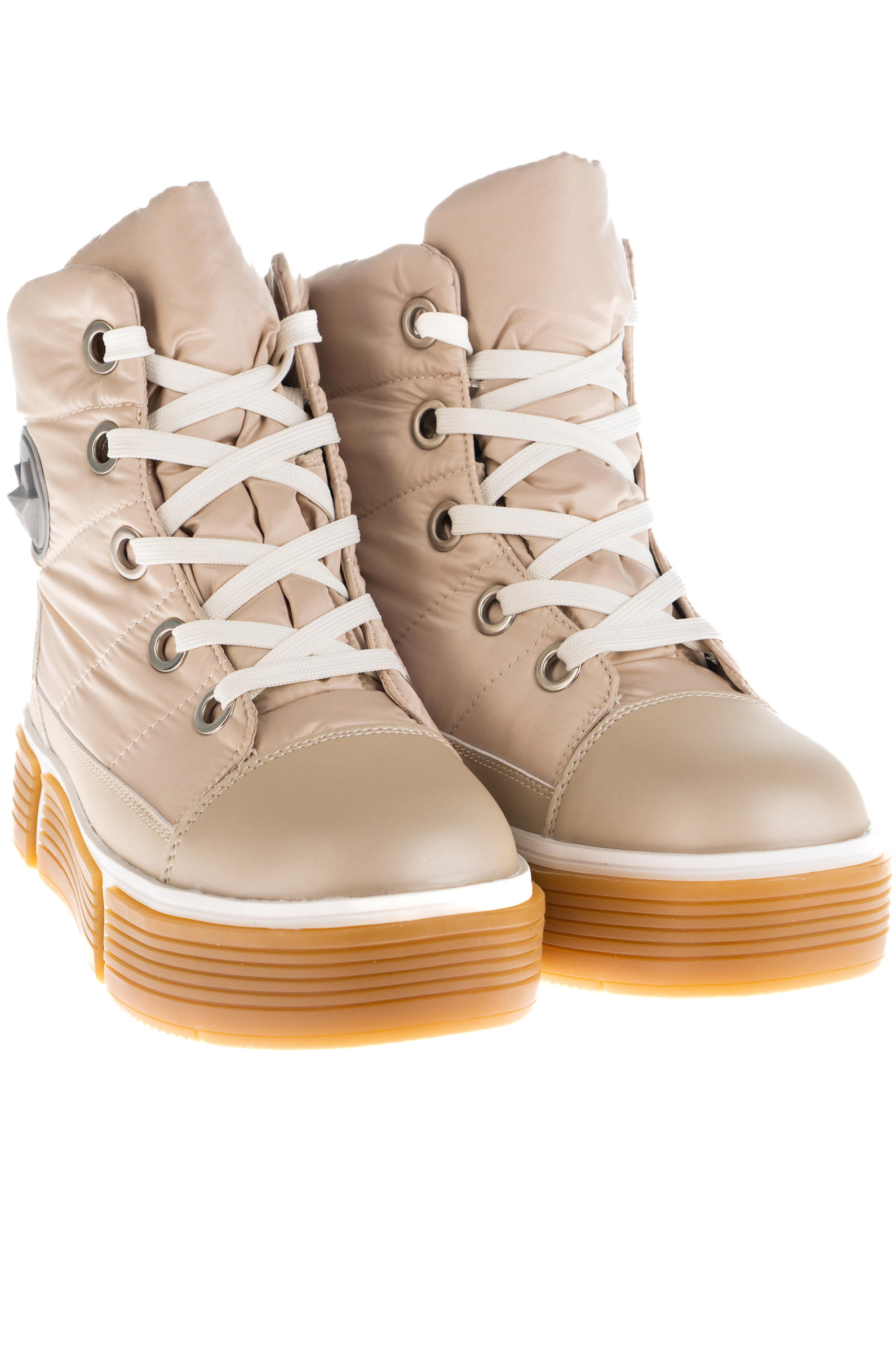 Ботинки дев.АРТ.4-424041-2462,беж,тек-и.к/н.м-шер