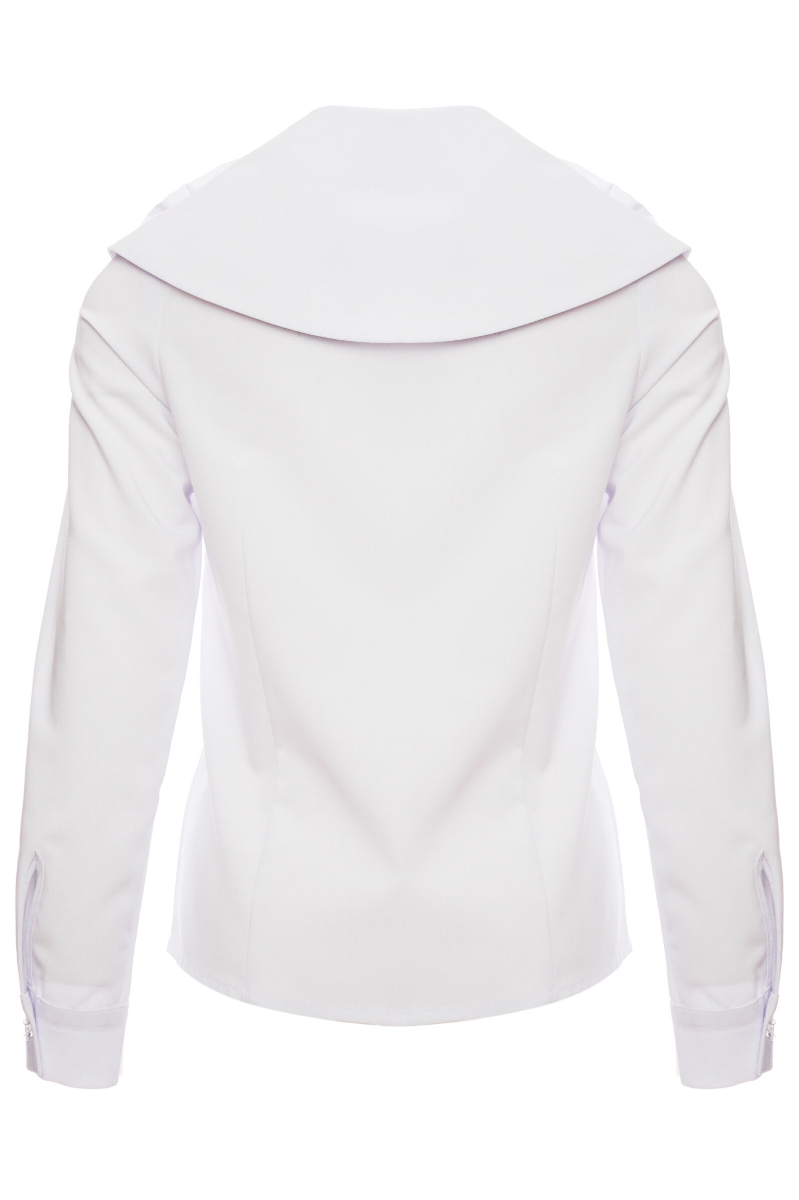 Блуза дев. АРТ.05150,бел,вис-пэ