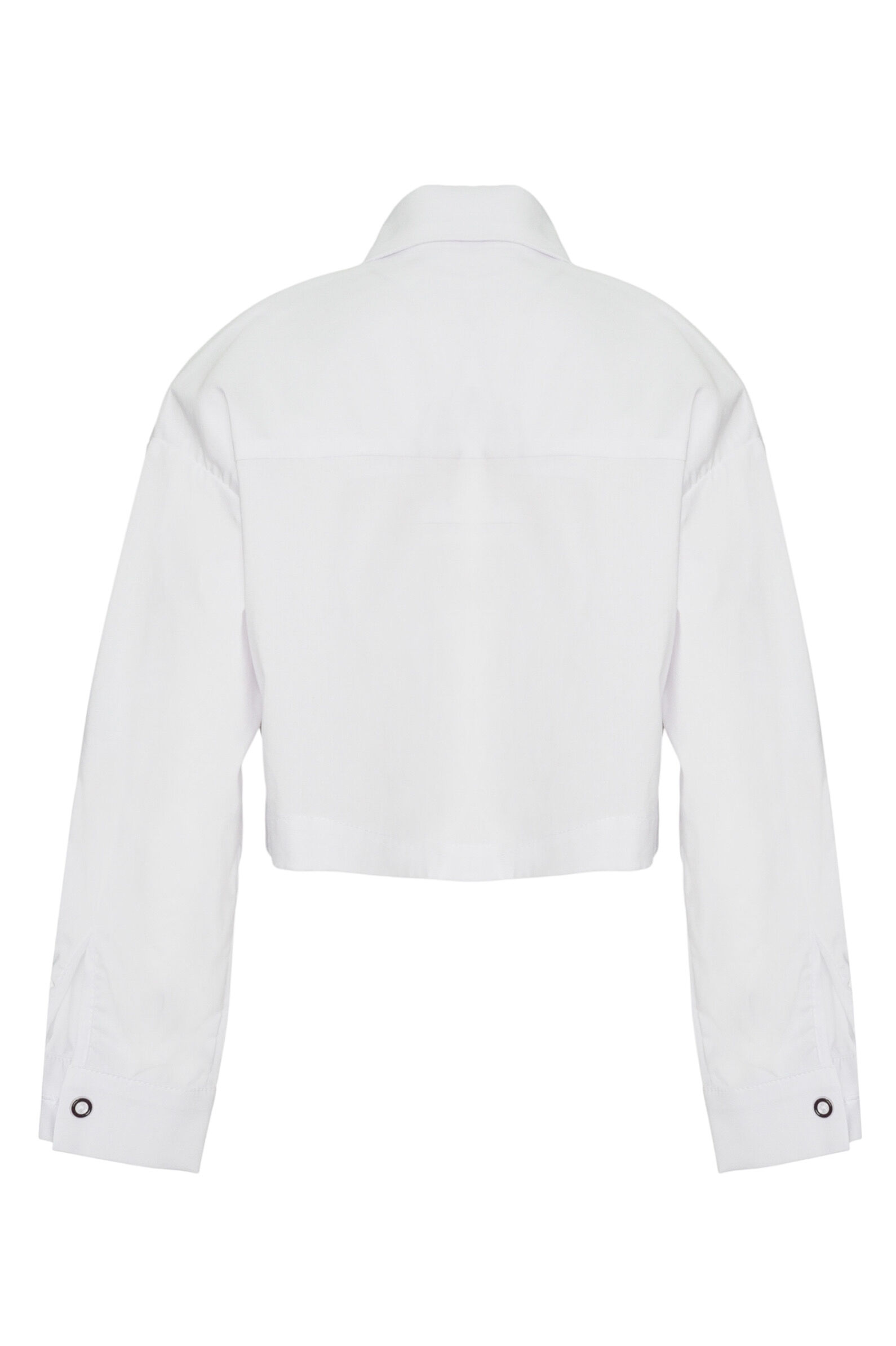 Блуза дев. АРТ.LC25G-BL-27C,бел,хл-пэ-эл