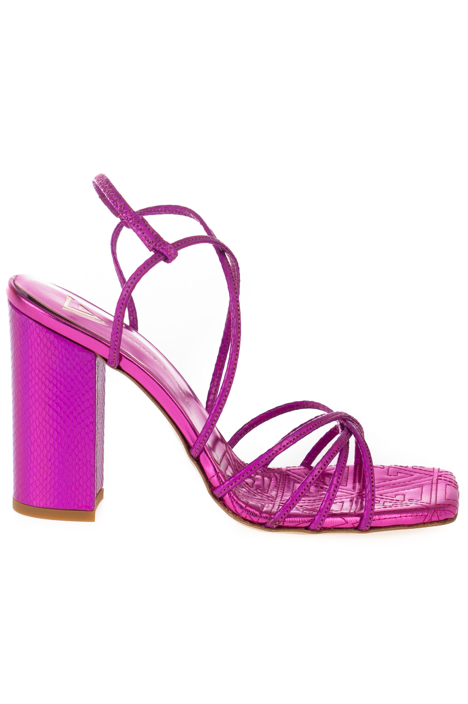 Босоножки жен. АРТ.IS7063,фукс,н.к/н.к