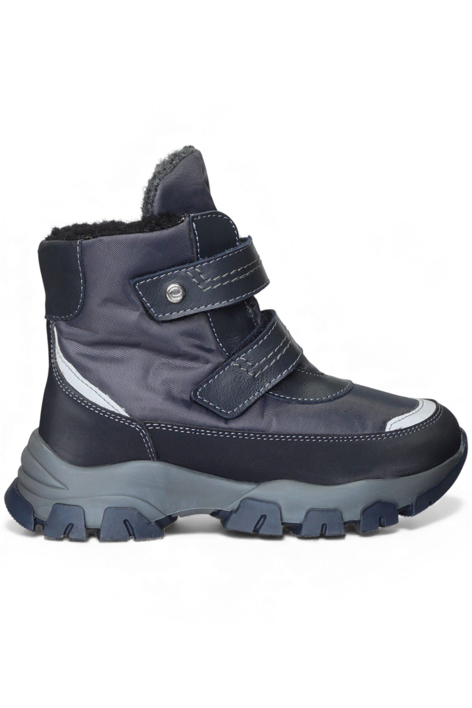 Ботинки мал. АРТ.6-807782114,т.сер,тек/шер