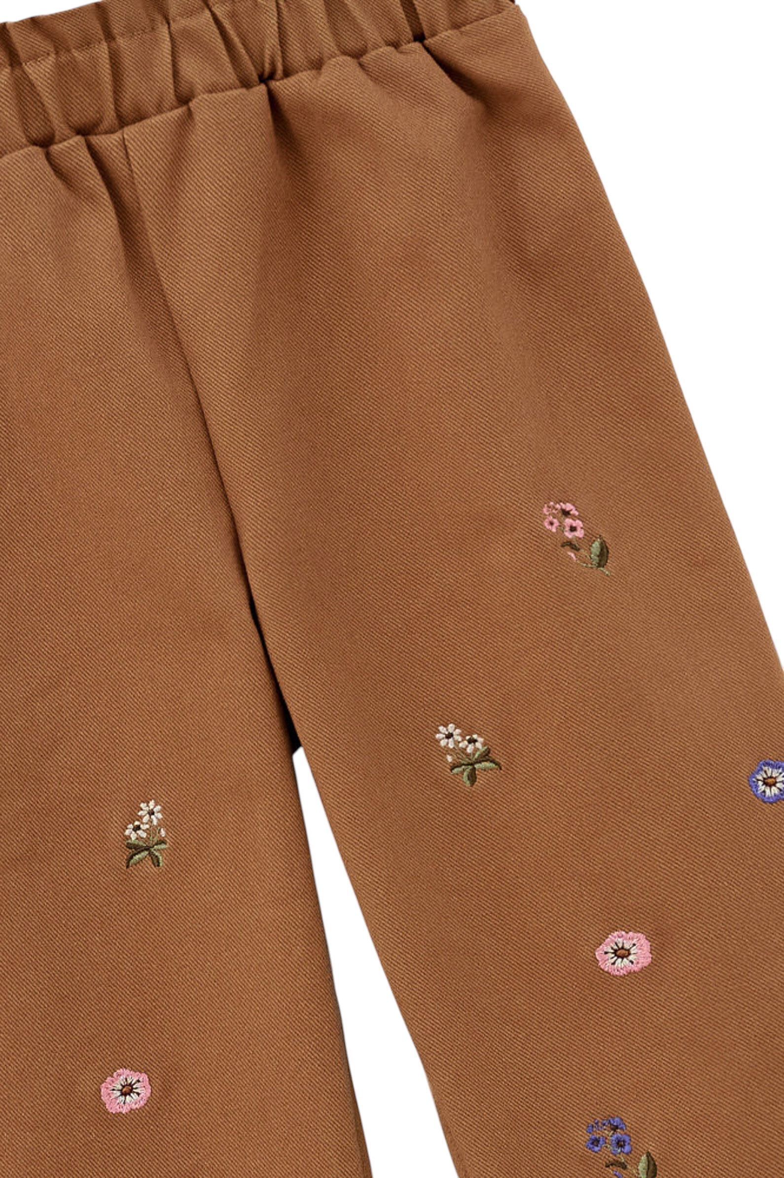 Брюки дев. АРТ.252012,беж,хл-пэ-эл