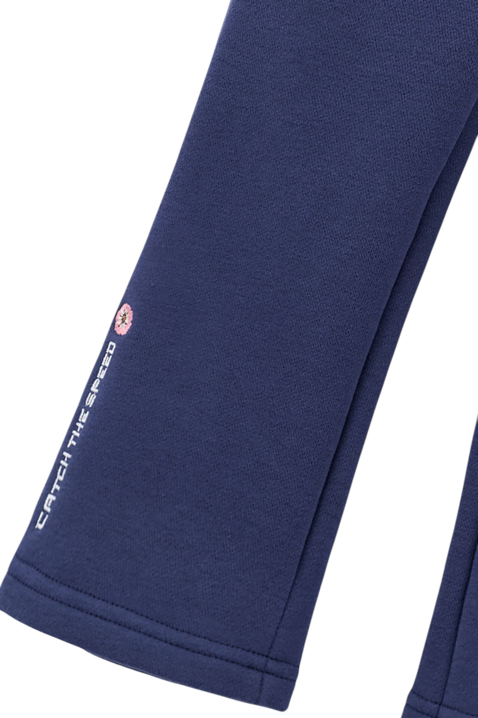 Брюки дев. АРТ.252017,син,хл-пэ