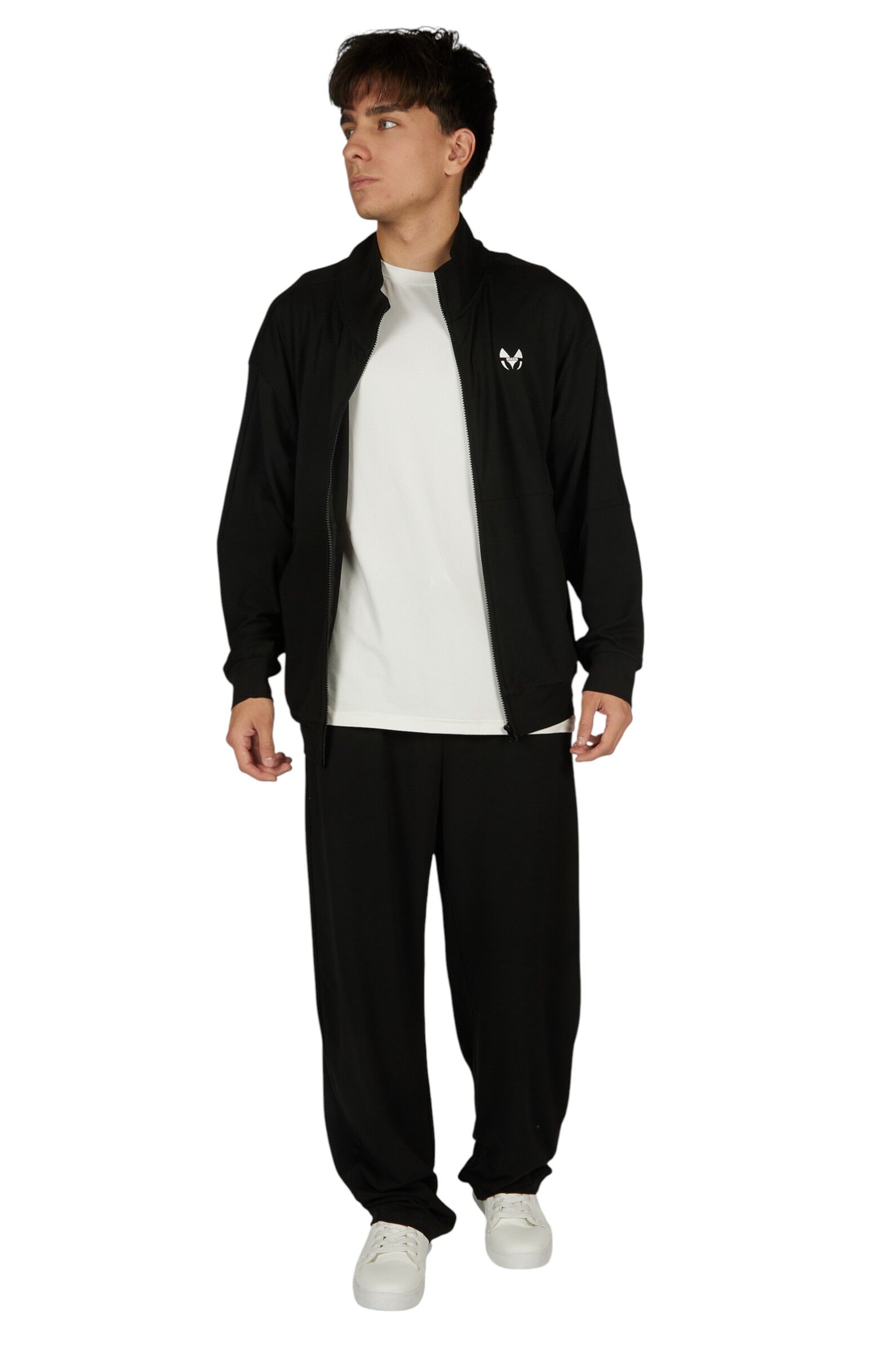 Брюки мал. АРТ.B-TR36093,чер,вис-эл