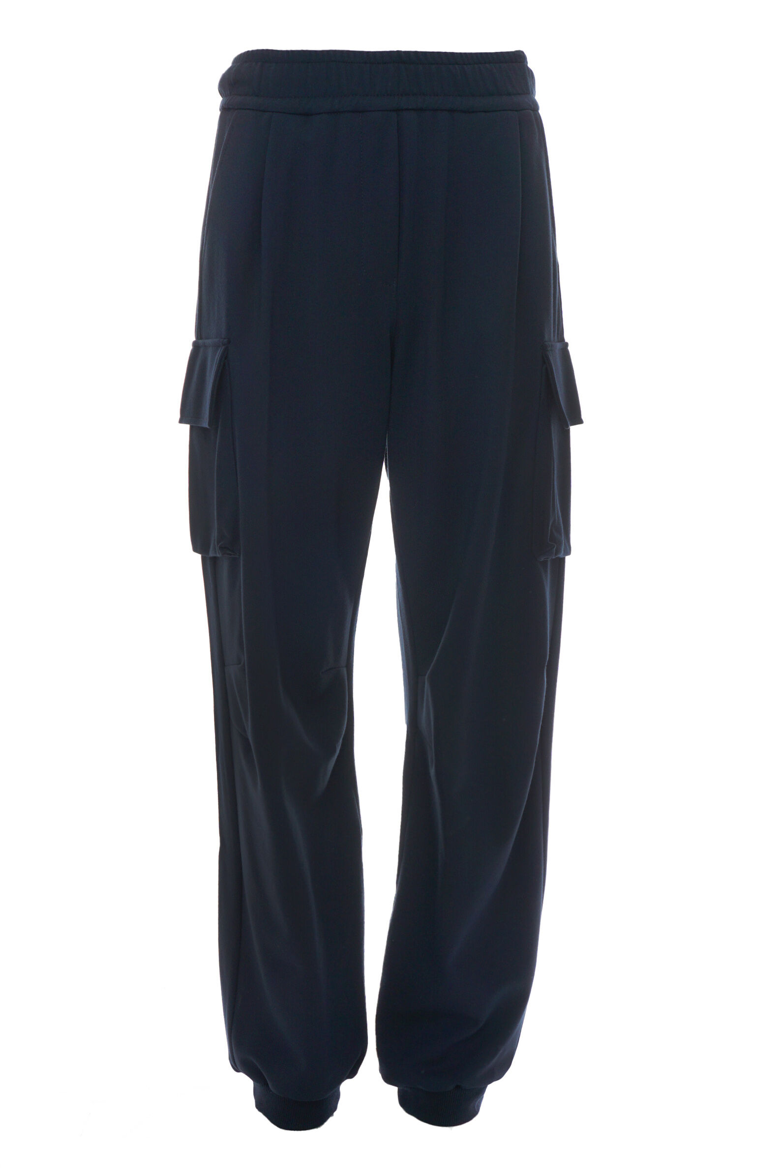 Брюки дев. АРТ.Cargo,син,вис-нейл-лайкра