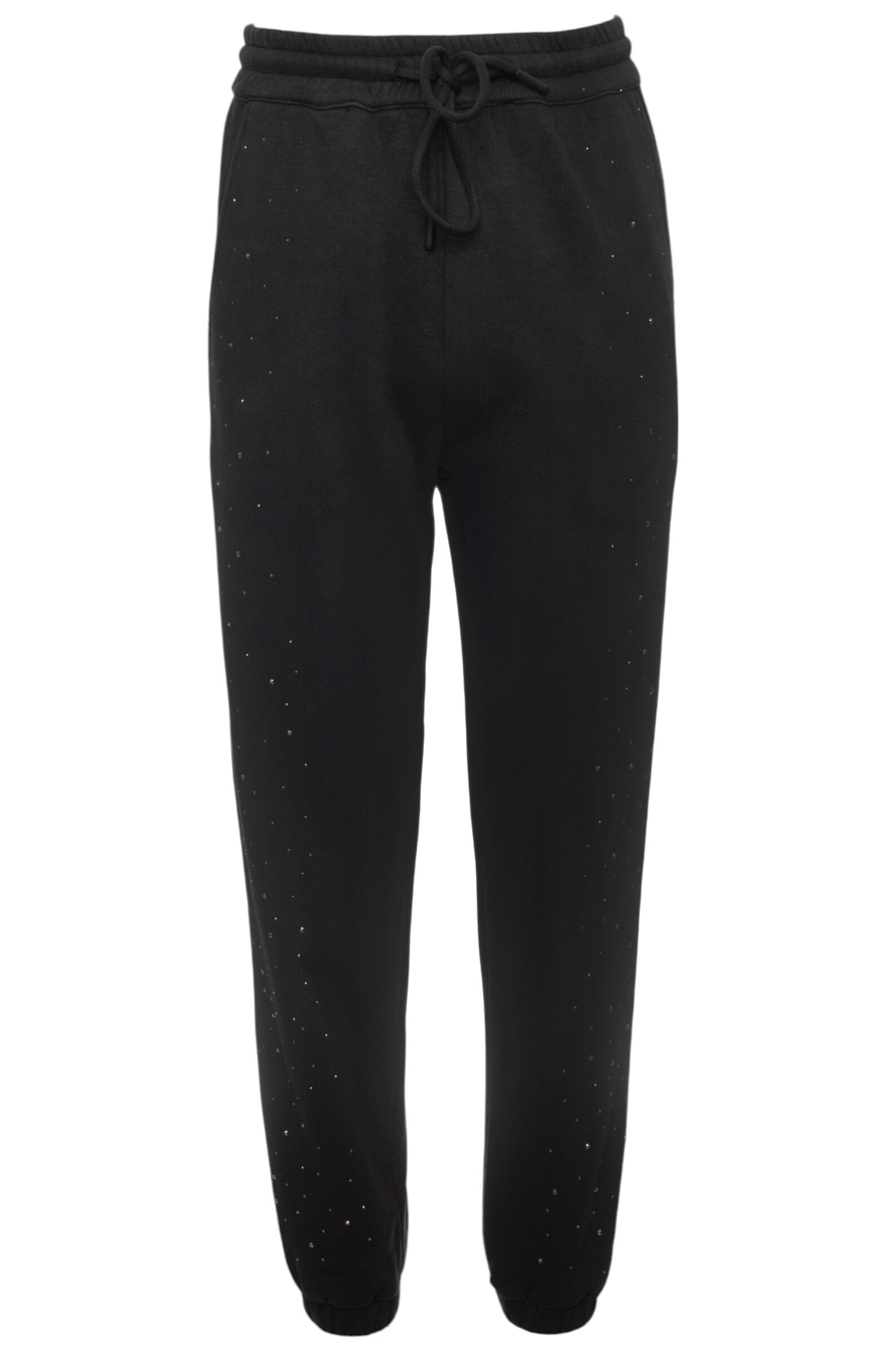 Брюки дев. АРТ.G-TR24680B,чер,хл-пэ