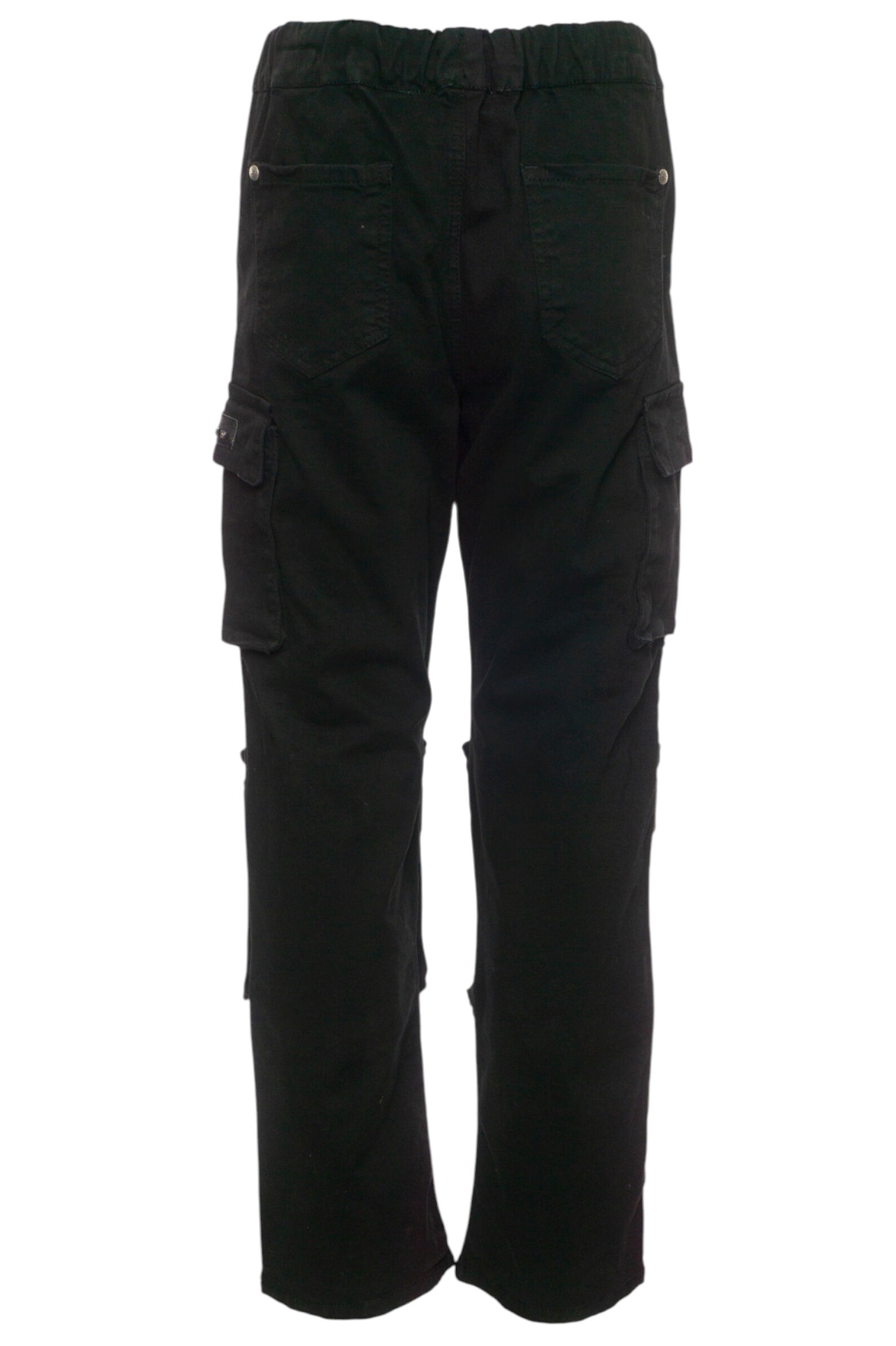 Брюки мал. АРТ.RBA24160PA,чер,хл-эл