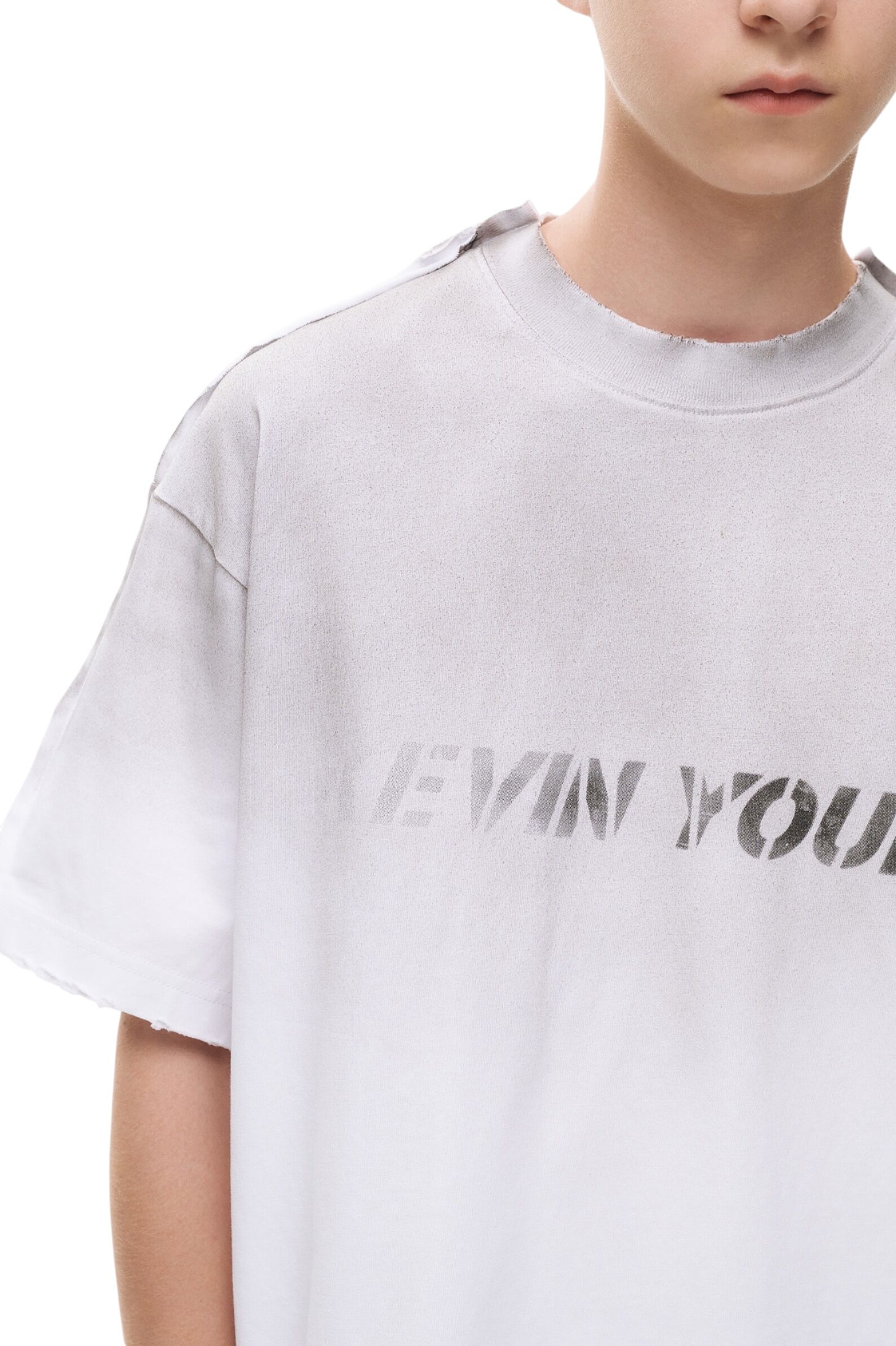 Футболка АРТ.AA235011,бел-сер,хл