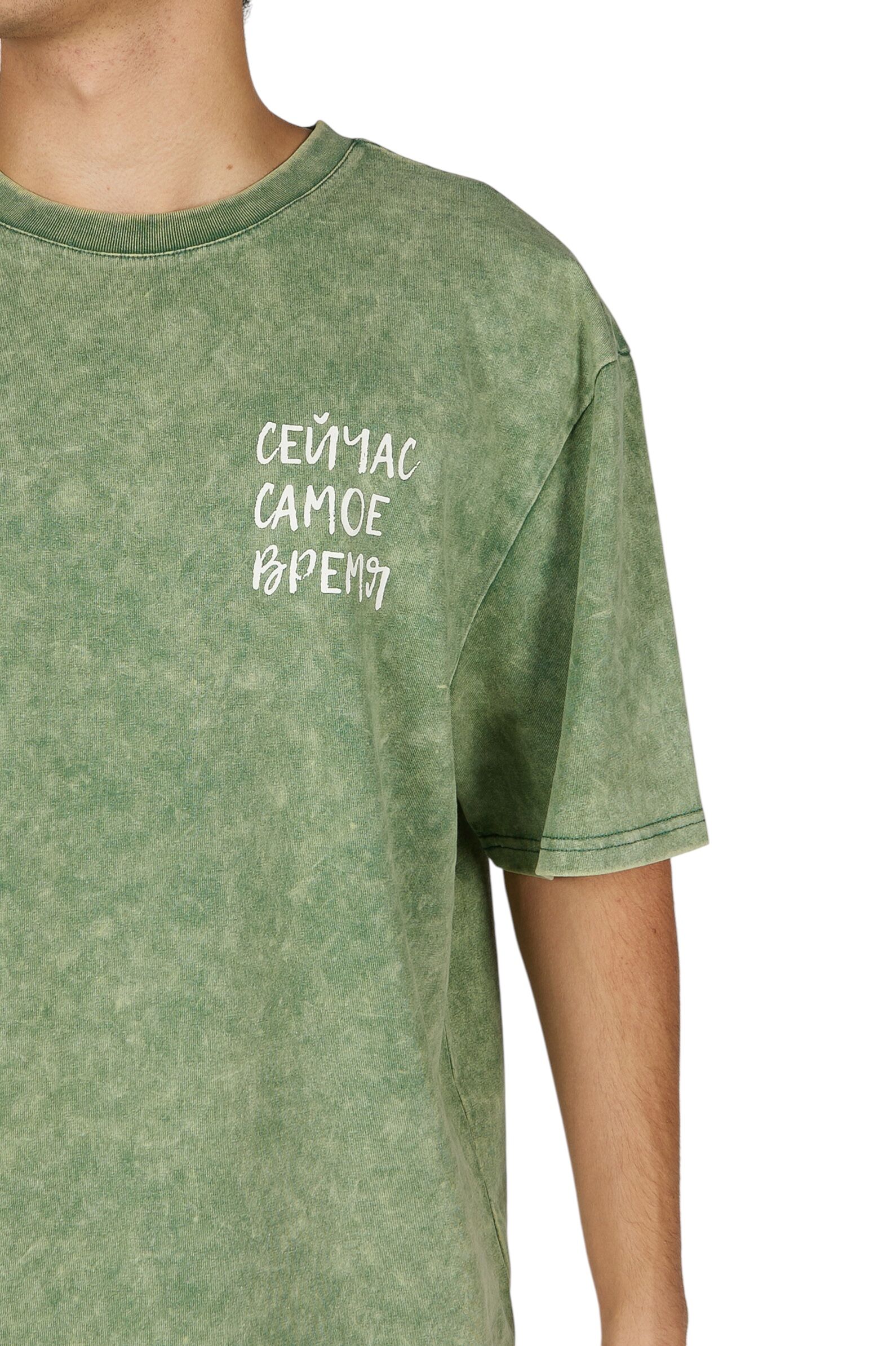 Футболка АРТ.B-TS36023,зел,хл