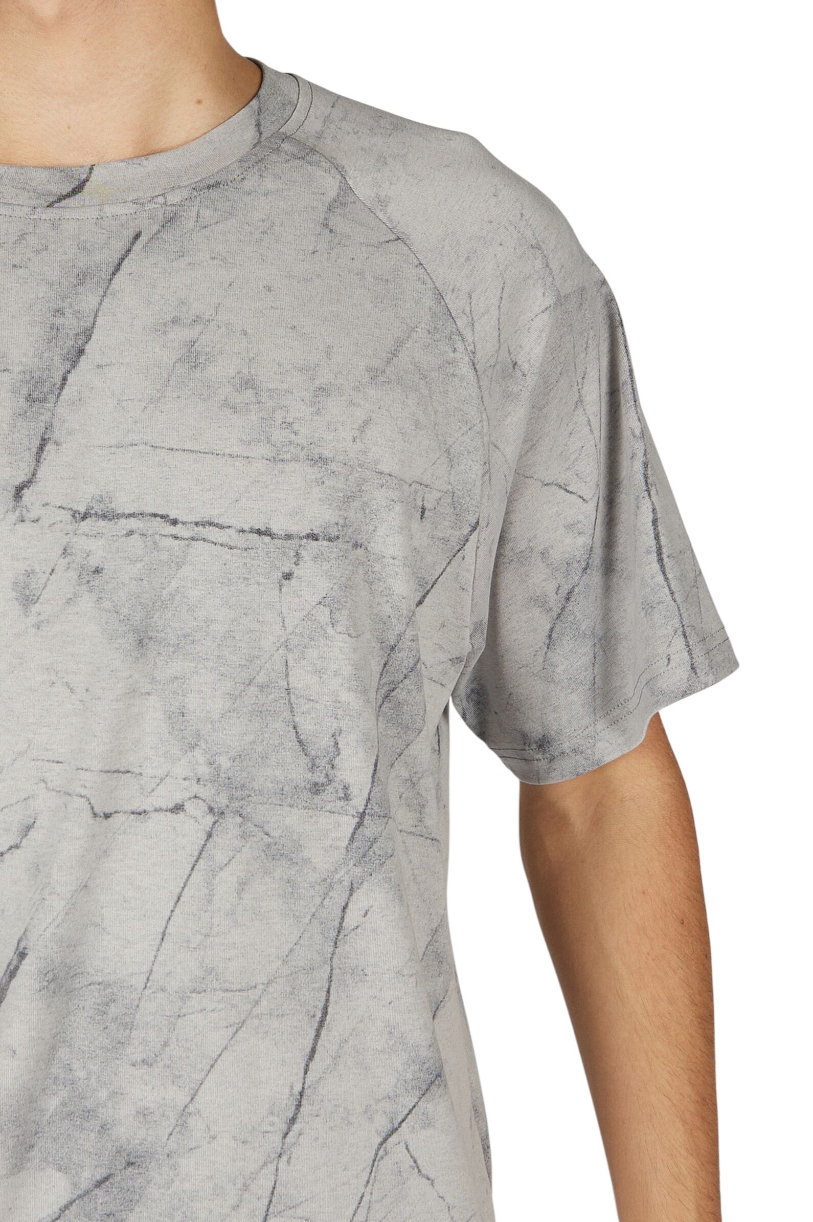 Футболка АРТ.B-TS36031,сер-чер,тенсель-пэ-эл