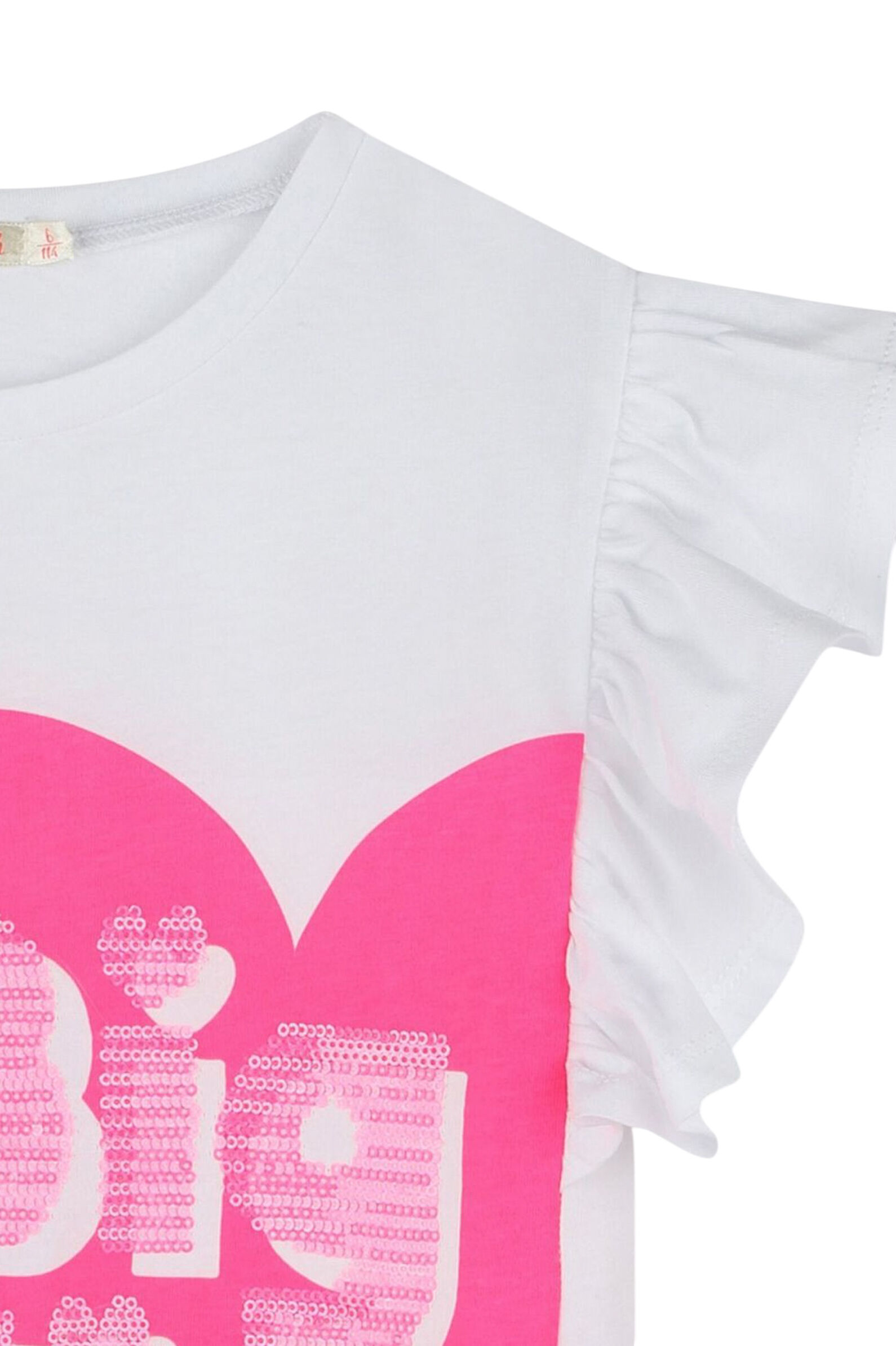 Футболка дев. АРТ.U21045/10P,бел-роз,хл