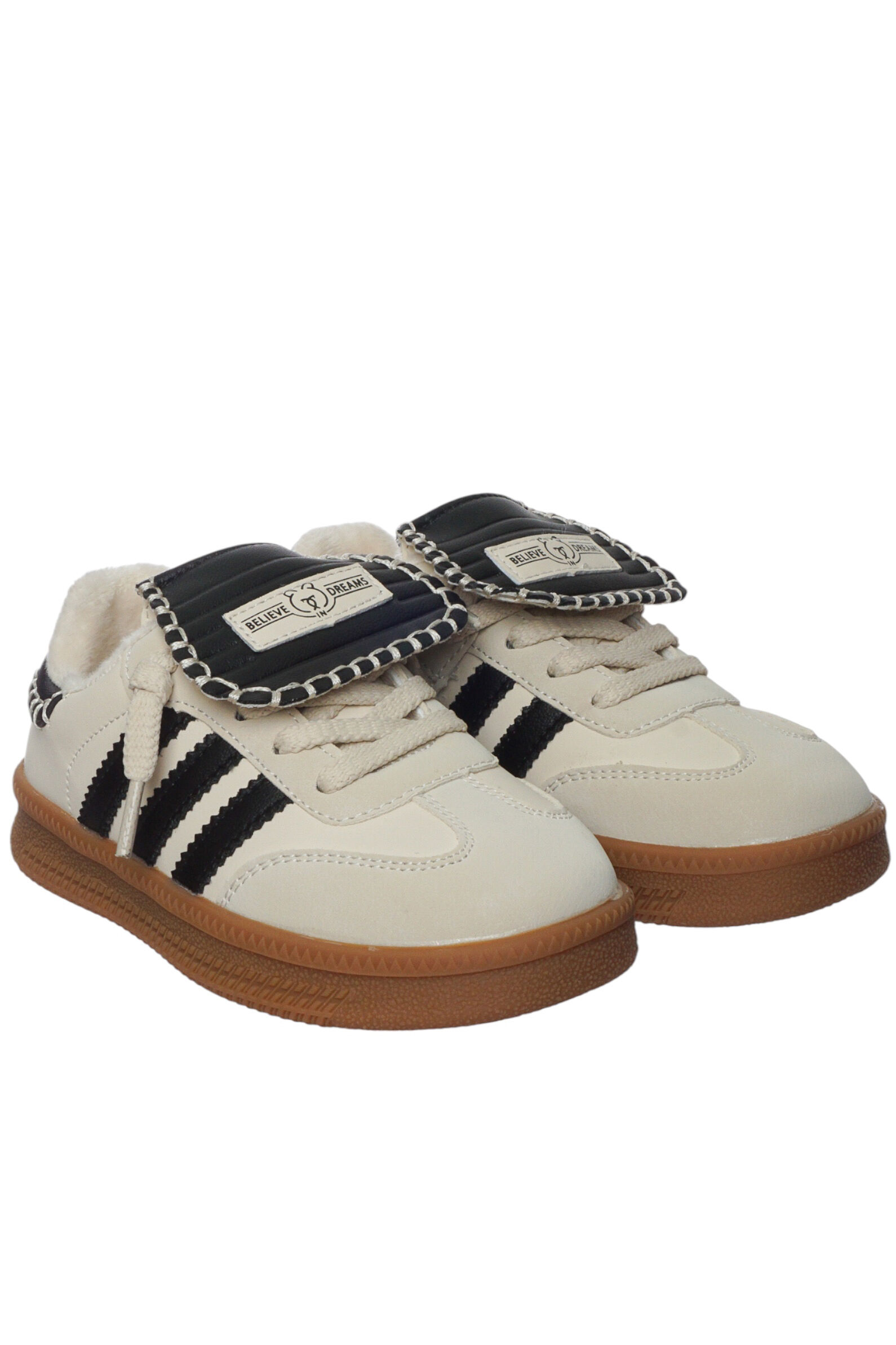 Кеды АРТ.BD24D076,беж-чер,и.к/тек