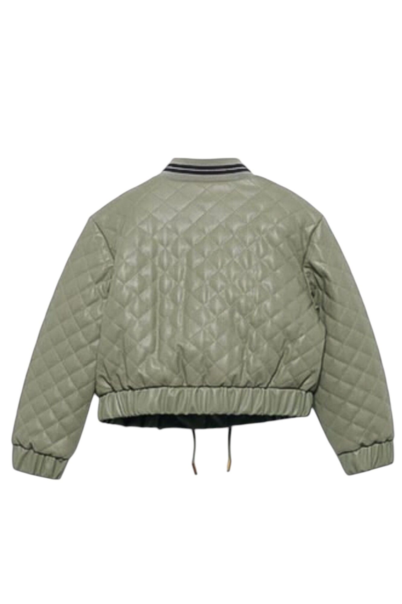 Куртка дев. АРТ.5842,зел,пу-пэ-эл-мет.вол