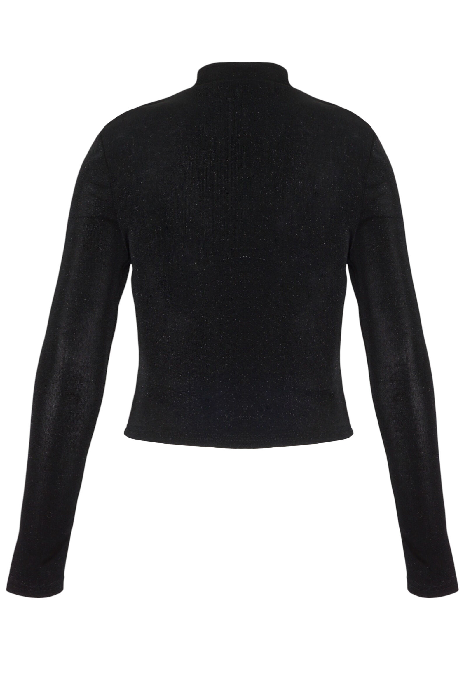 Лонгслив дев. АРТ.2511231,чер,хл-эл