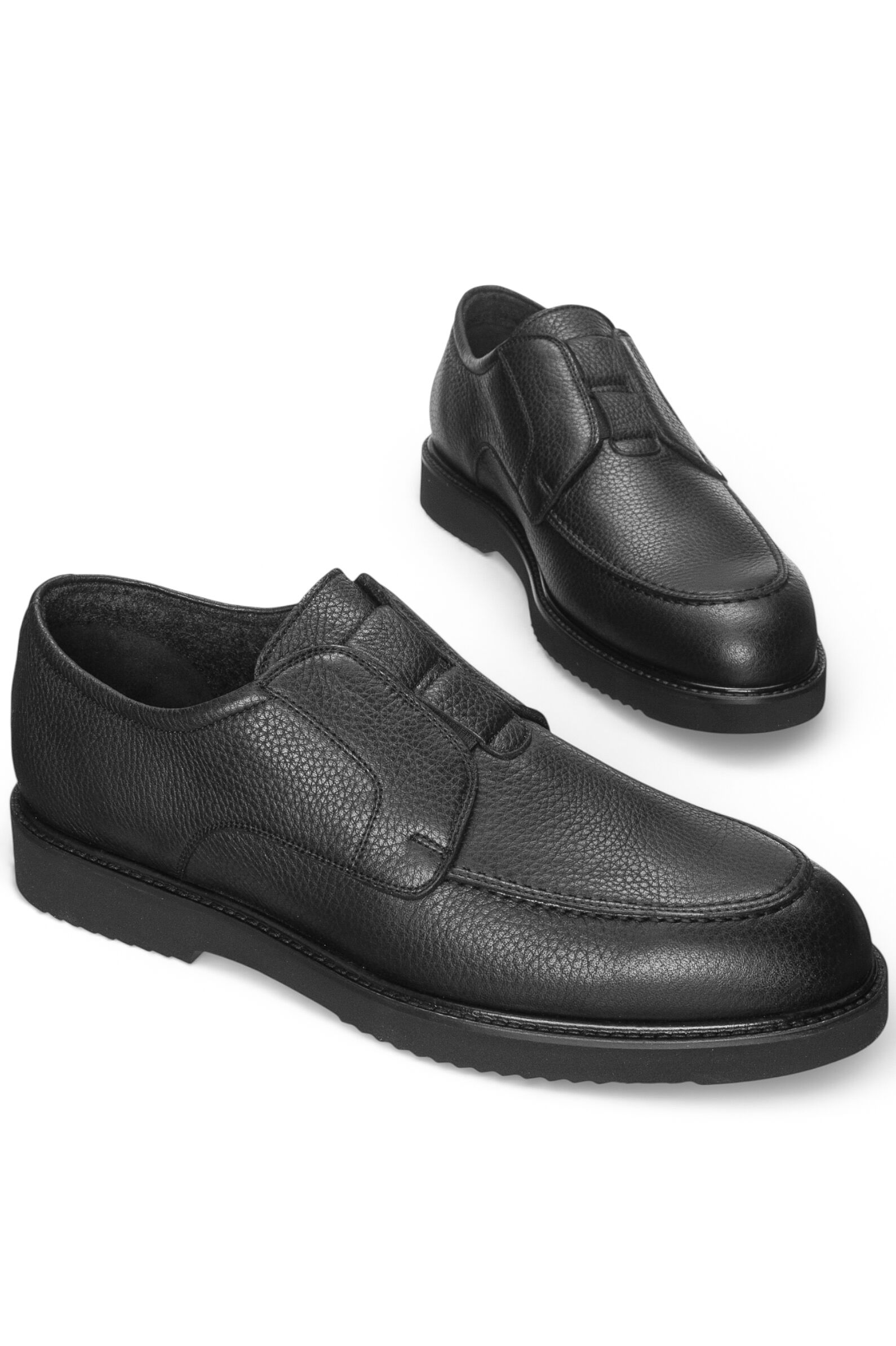 П/ботинки муж. АРТ.7982,чер,н.к/шер