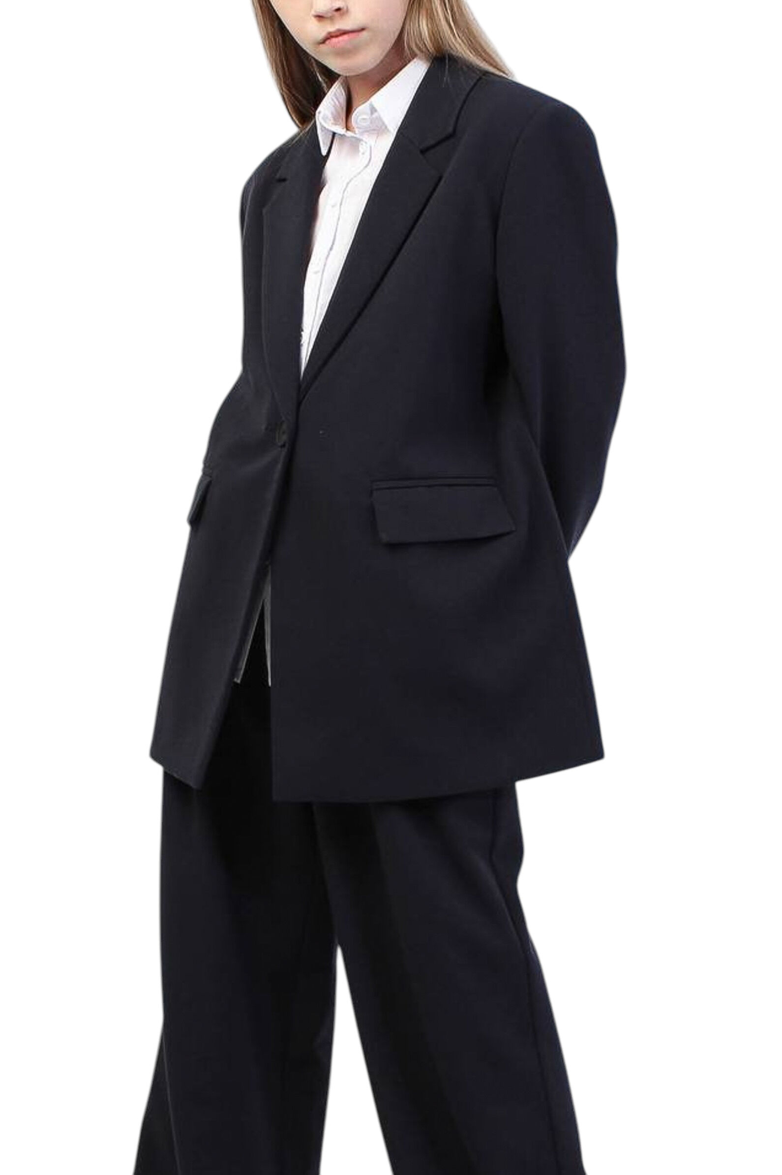 Пиджак дев. АРТ.Malon,син,вис-нейл-лайкра