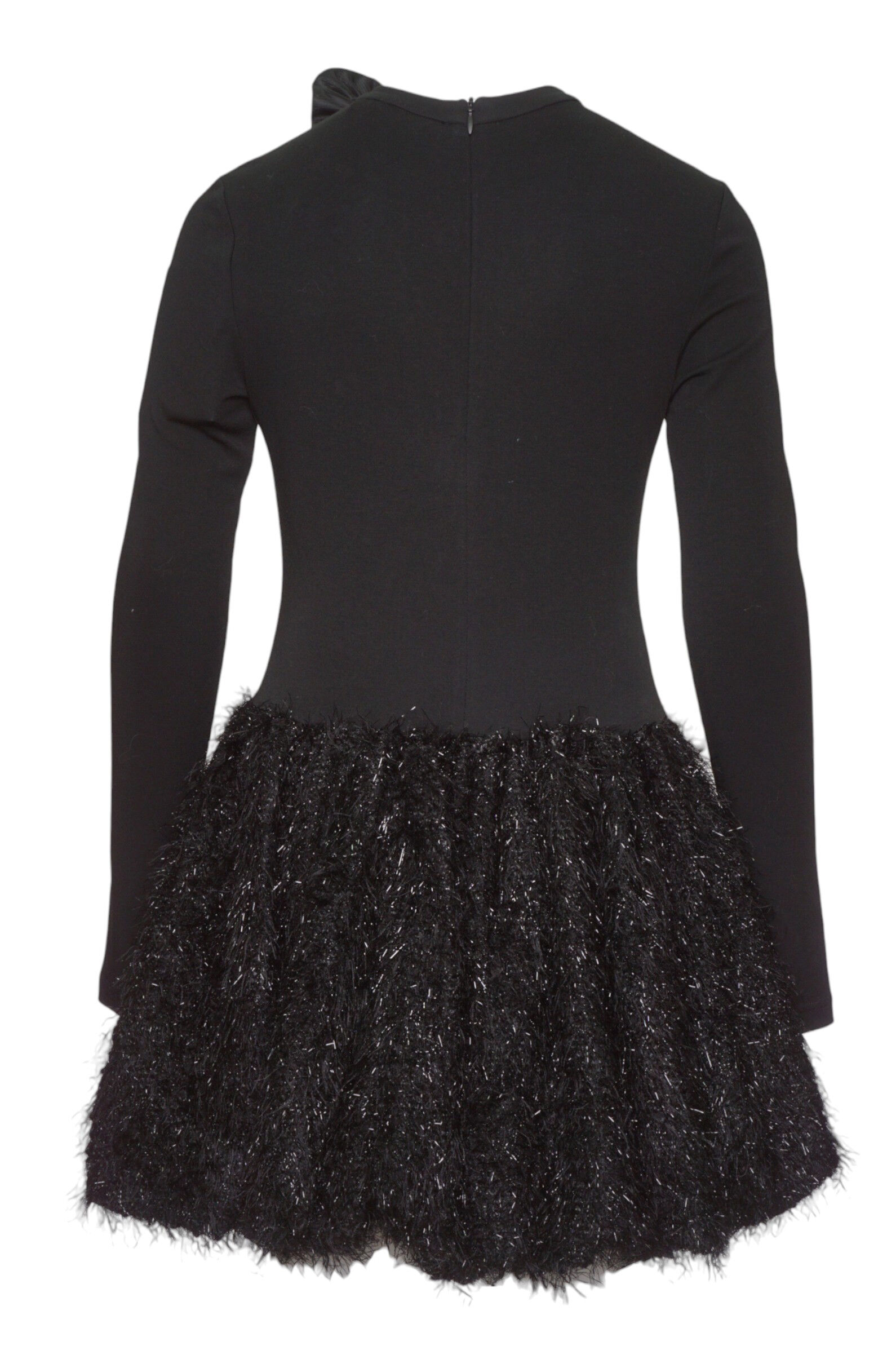 Платье дев. АРТ.2511248,чер,хл-эл