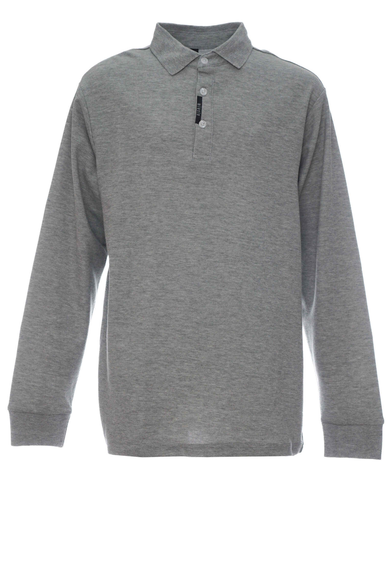 Поло мал. АРТ.B-PL34439,сер,хл-па-эл