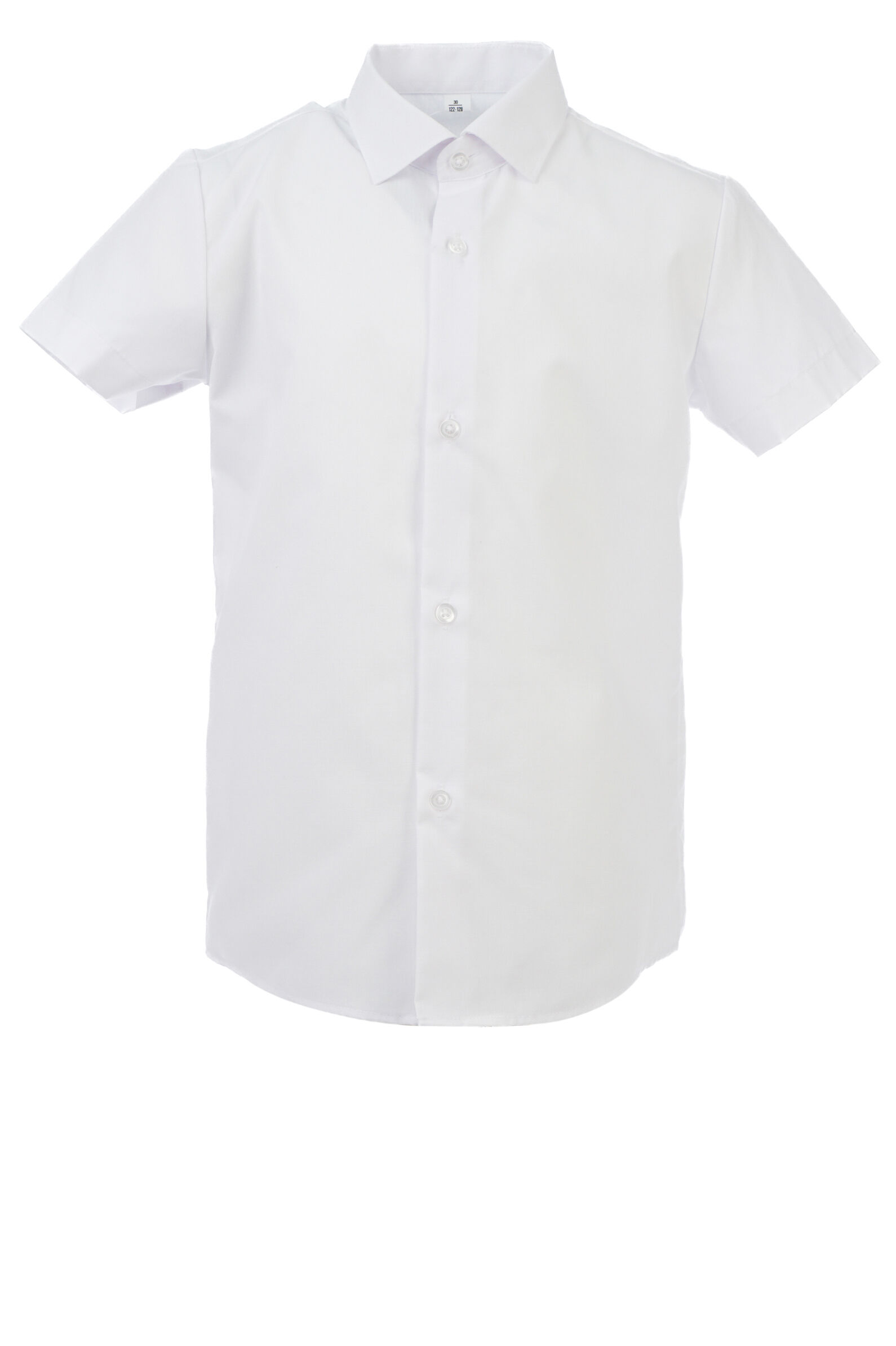 Рубашка мал. АРТ.69712,бел,хл-пэ