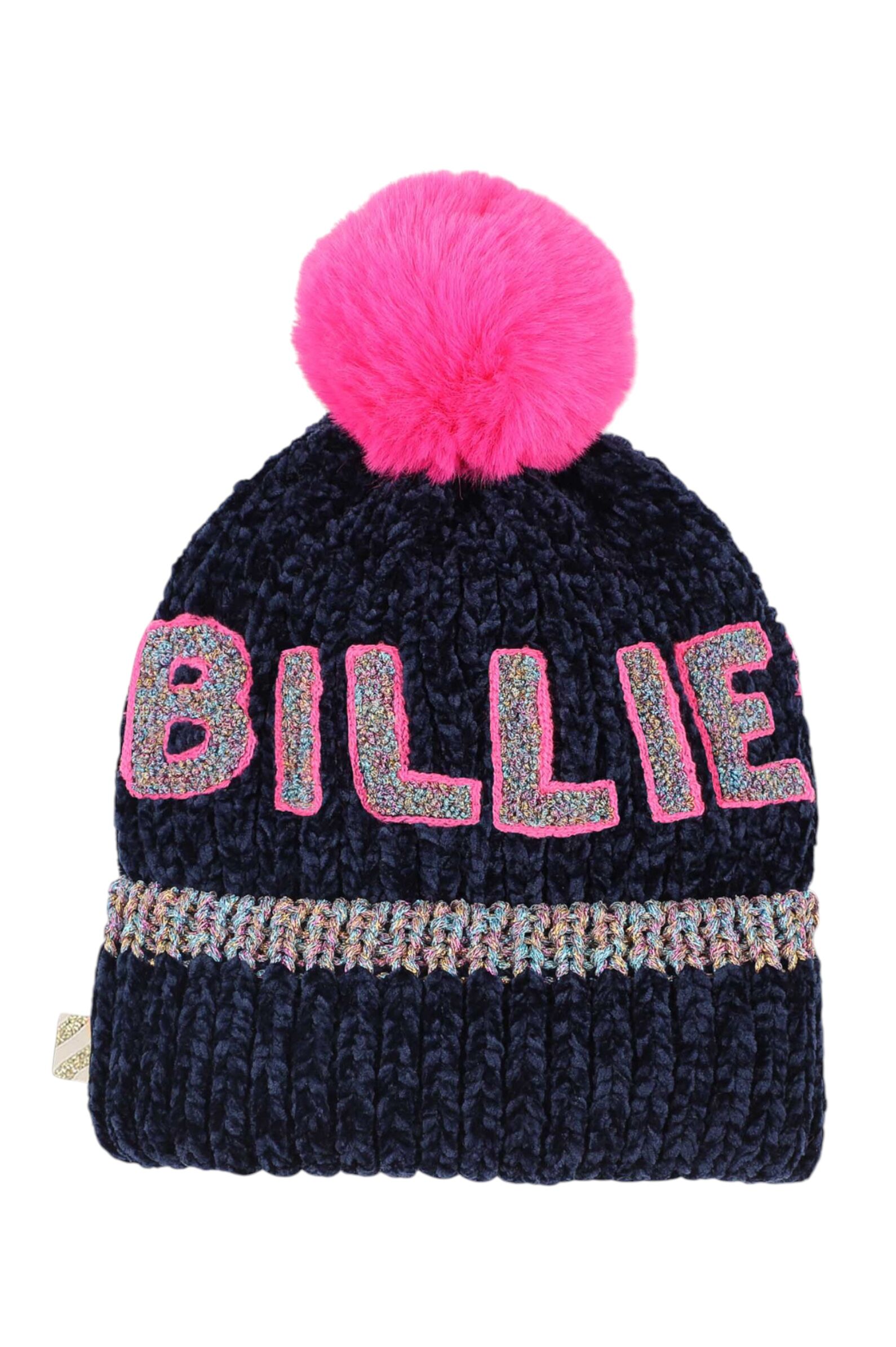 Шапка дев. АРТ.U21512/85T,син-роз,пэ