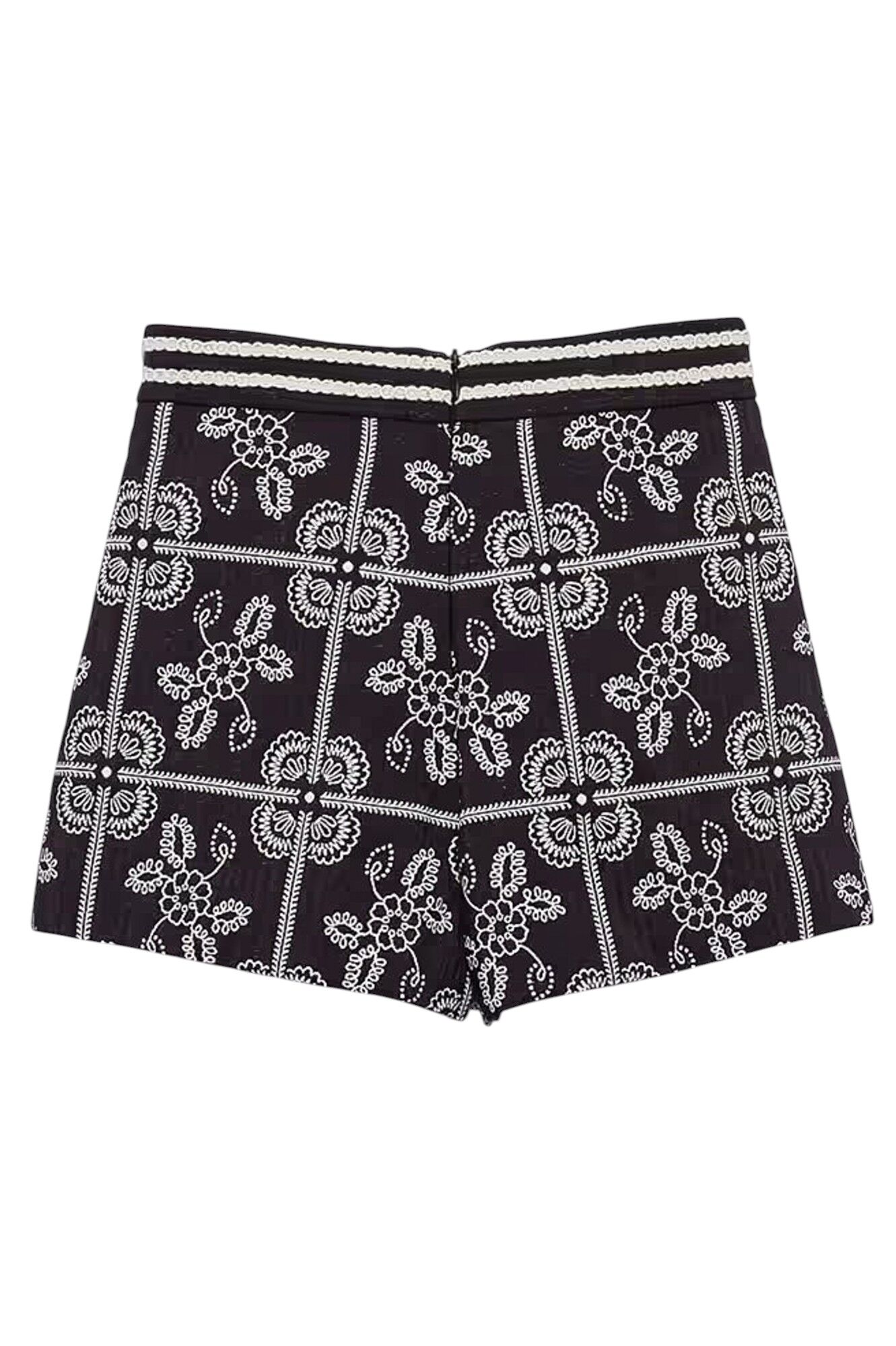 Шорты дев. АРТ.5715,чер-бел,пэ-хл