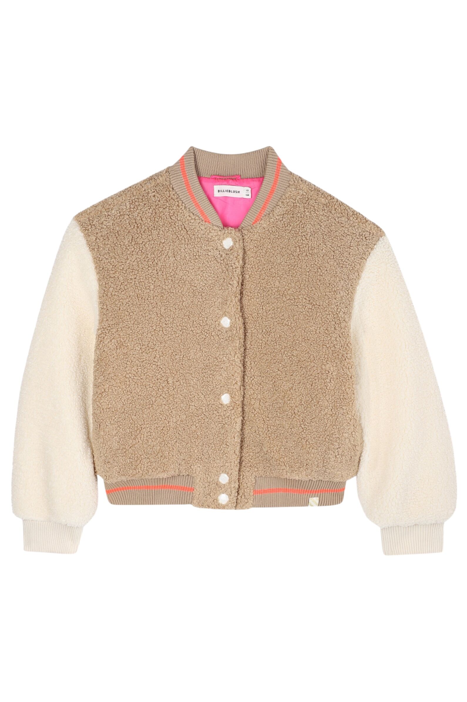 Шуба дев. АРТ.U21211/N52,беж,пэ/пэ