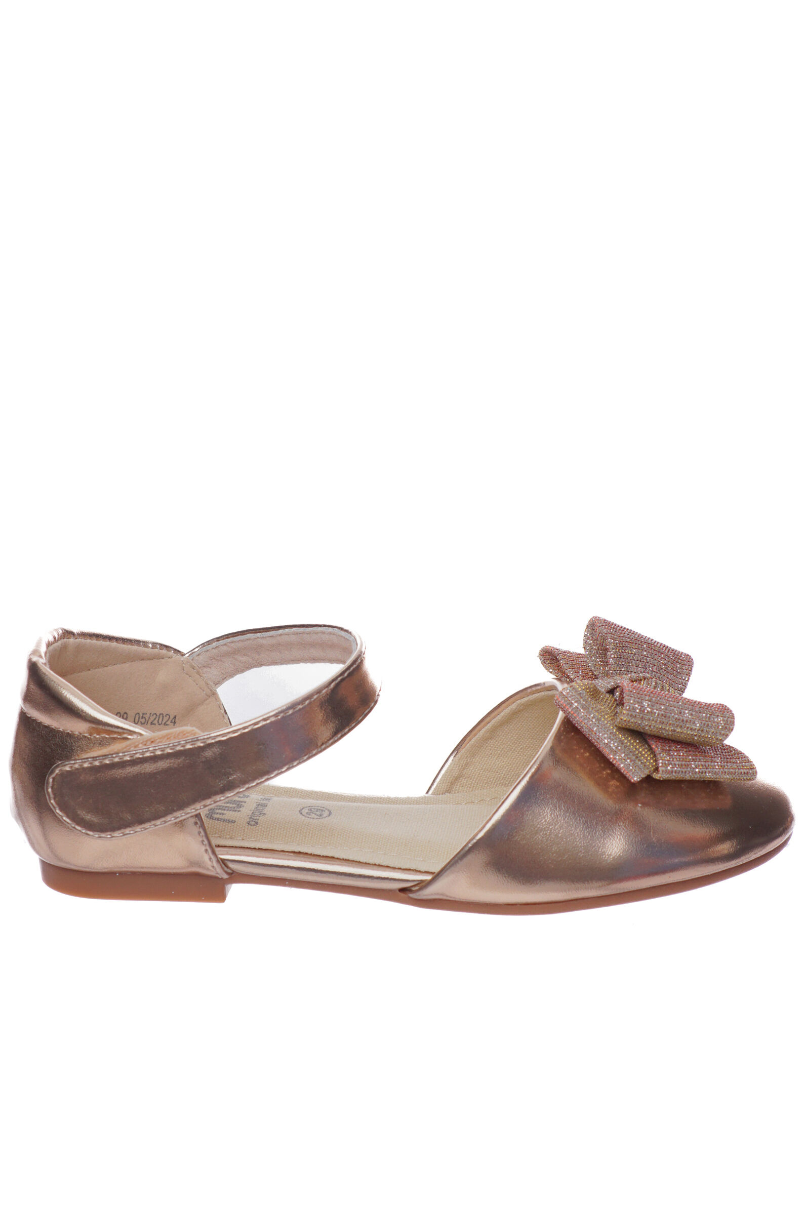 Туфли дев. АРТ.242194050062,бронз,и.к/тек