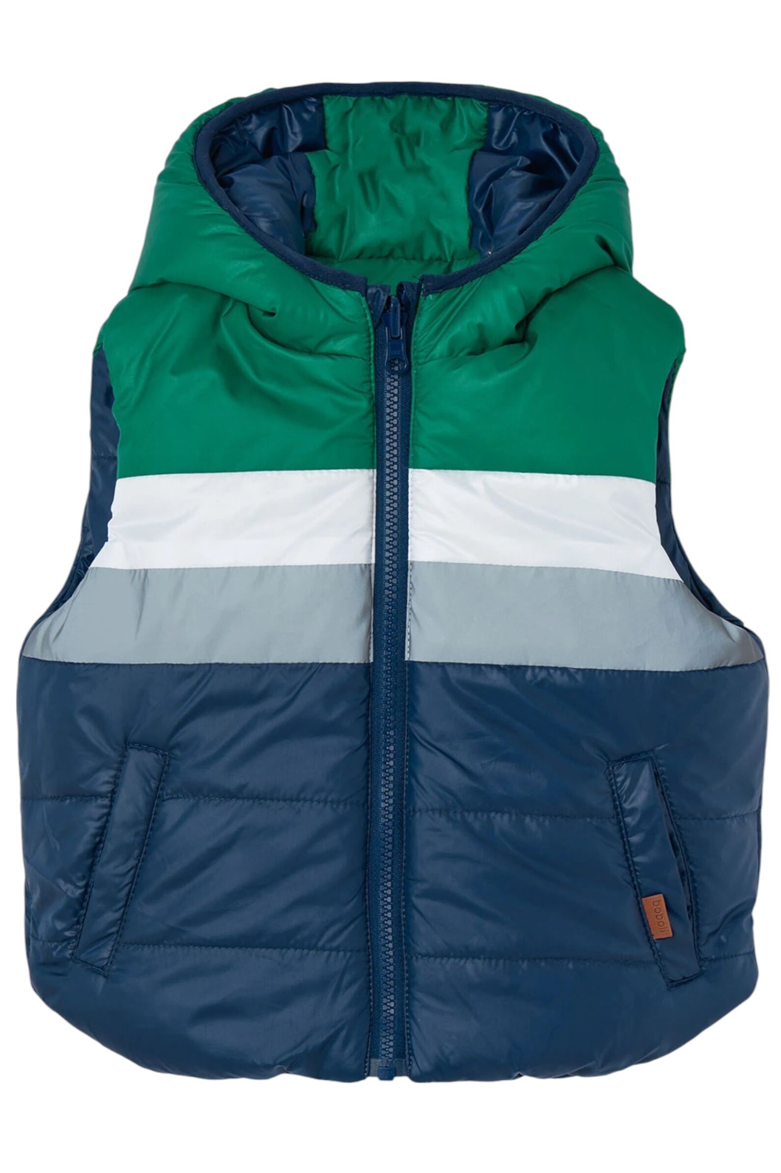 Жилет мал. АРТ.509127,син-зел,пэ/пэ